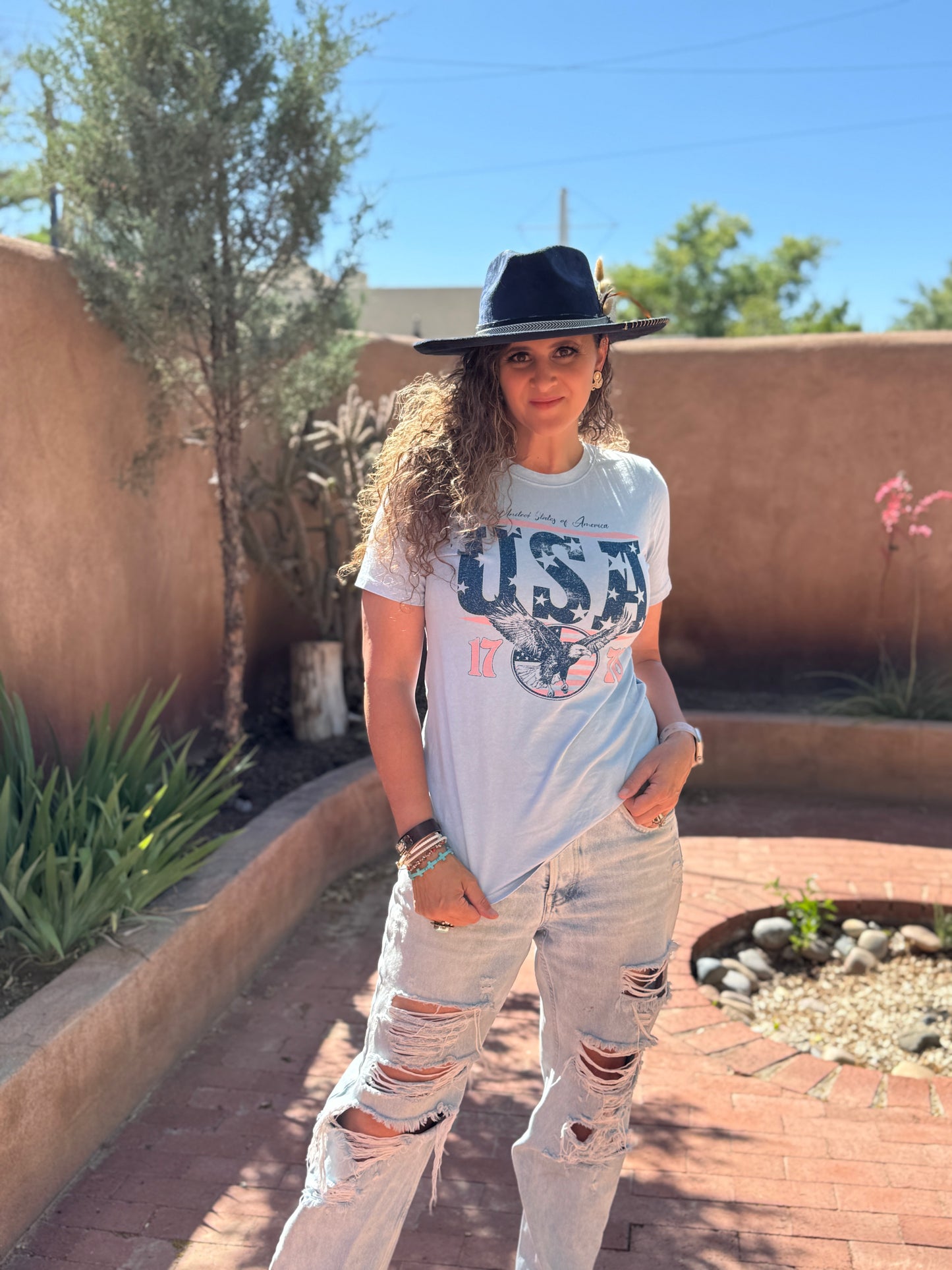 USA 1776 Vintage Graphic Tee