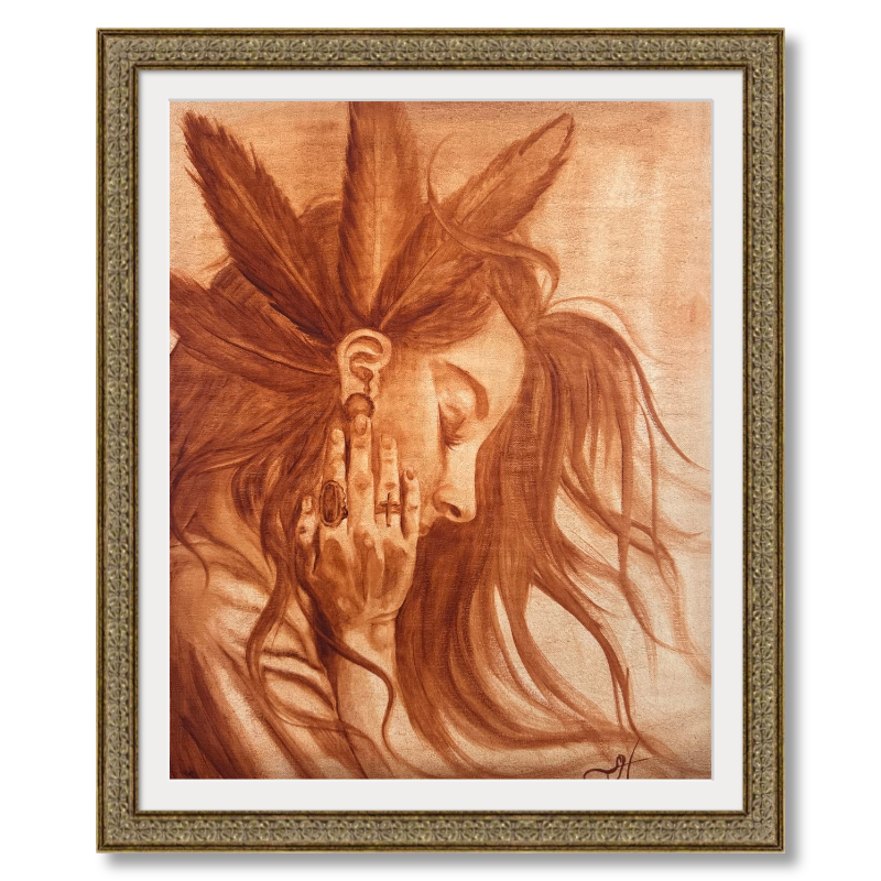In Thought - Archival Paper & Canvas Prints