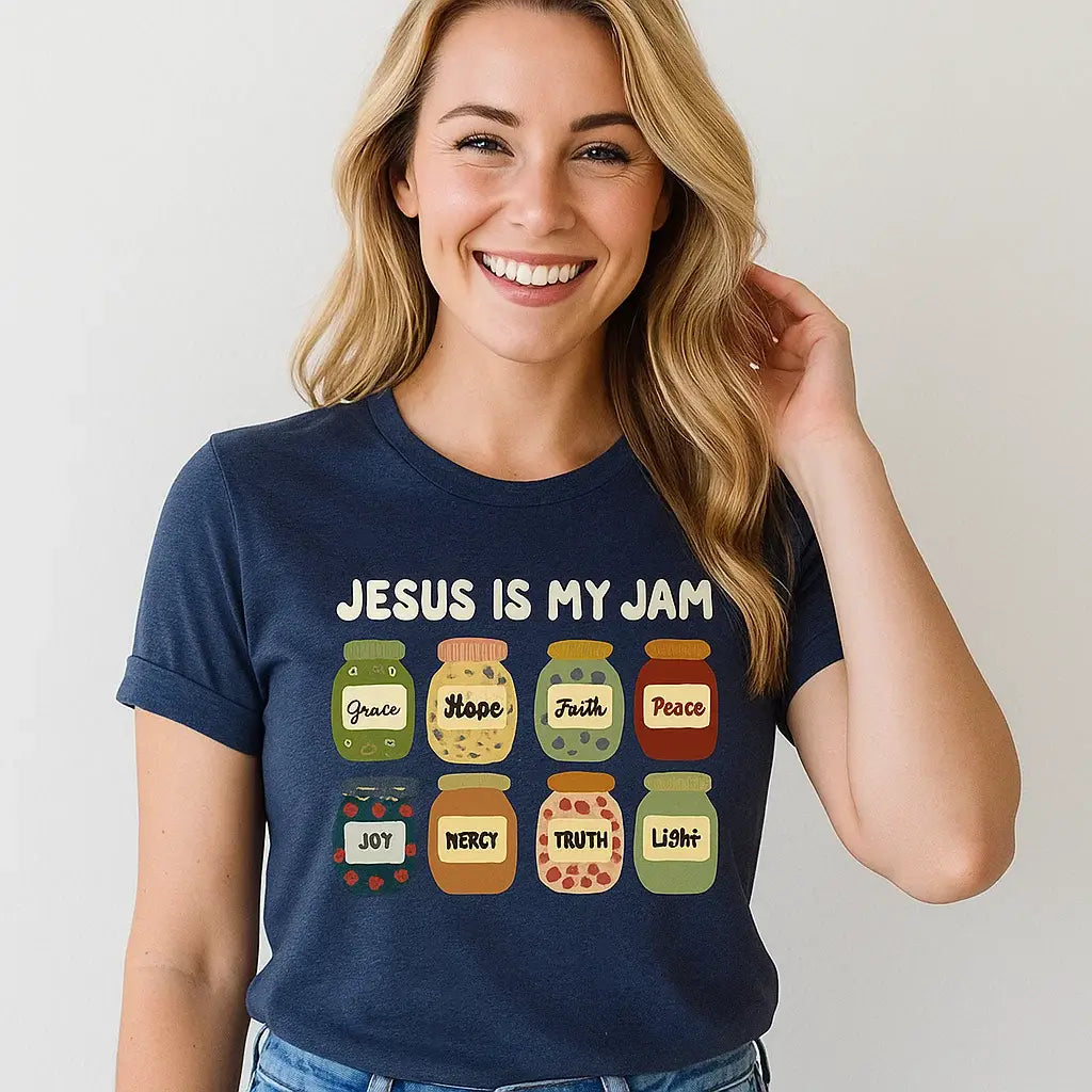 Jesus Is My Jam Tee, Christian Graphic T-shirt