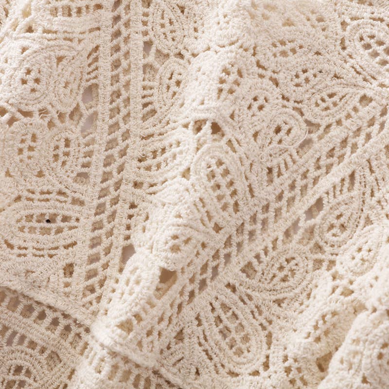 Boho Crochet Lace Top