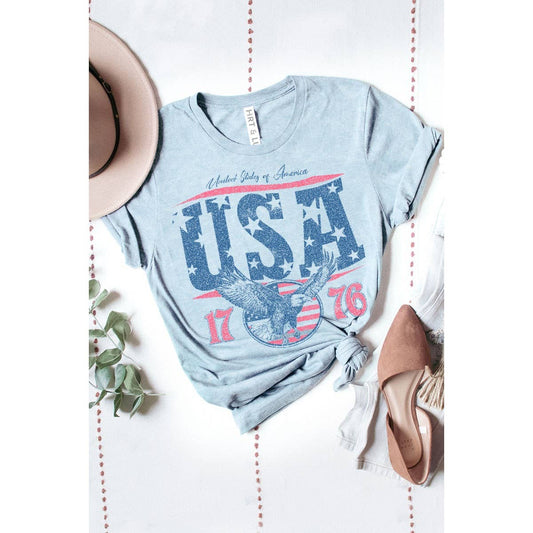 USA 1776 Vintage Graphic Tee