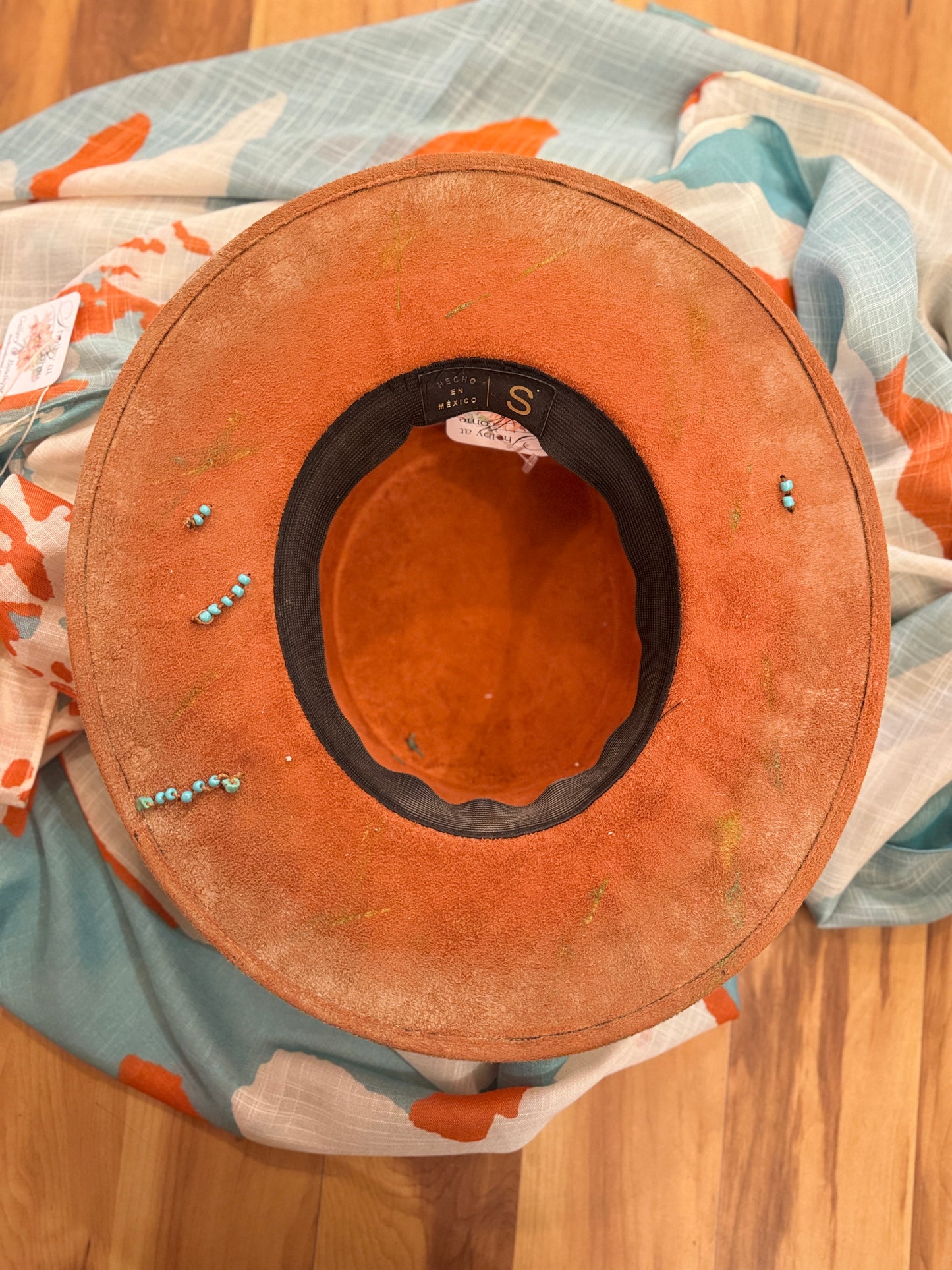 Desert Ember Hand Painted Hat