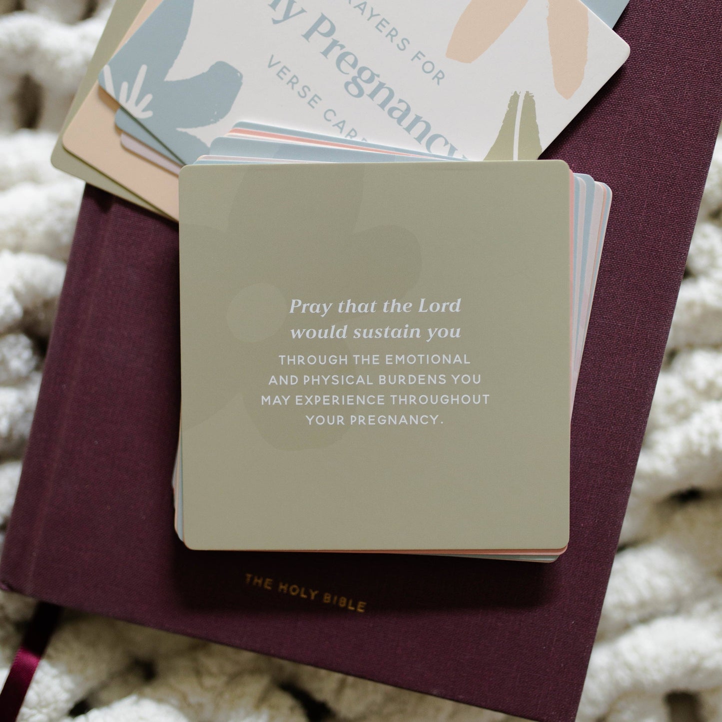 Prayers for My Pregnancy Verse Card Set
