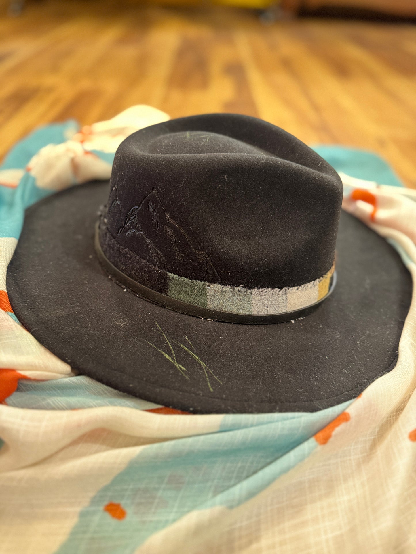 Midnight Trail Handcrafted Western Hat