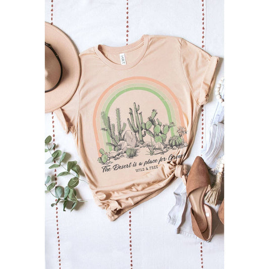 THE DESERT IS A PLACE  WASHED GRAPHIC TEE