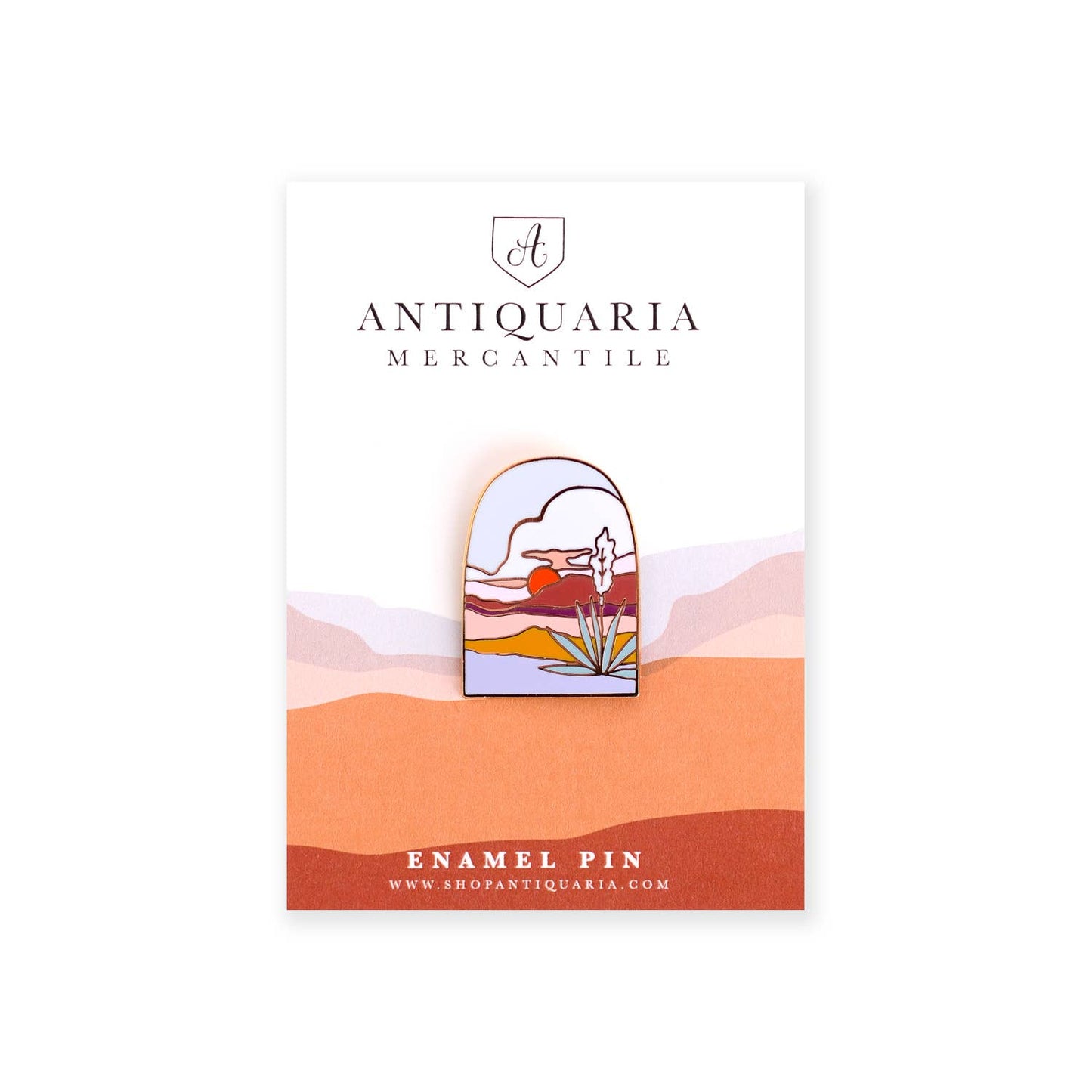 Agave Sunset Enamel Pin