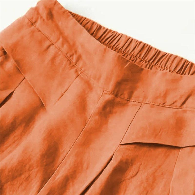 Yellow Linen Culottes