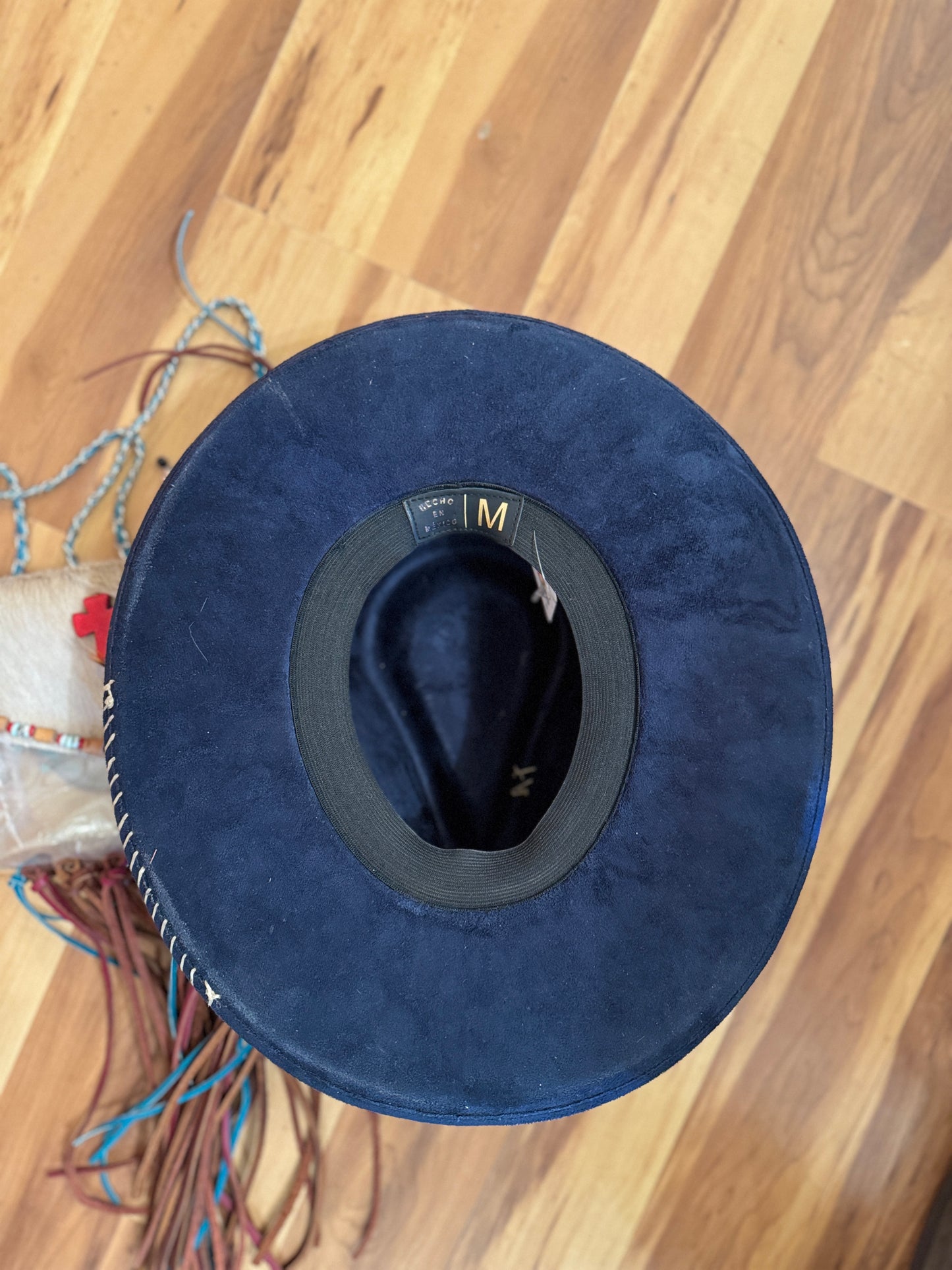 Midnight Baroque Handcrafted Western Hat