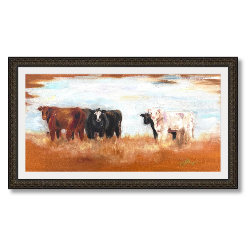 Bell Cows - Archival Paper & Canvas Prints