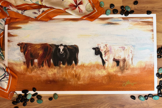 Bell Cows - Archival Paper & Canvas Prints