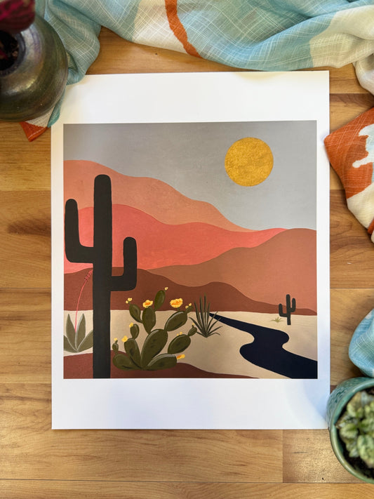 A River in the Desert- Print