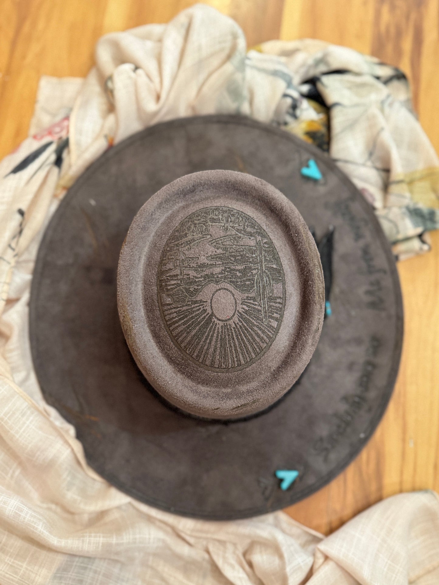 Desert Psalm Handcrafted Western Hat