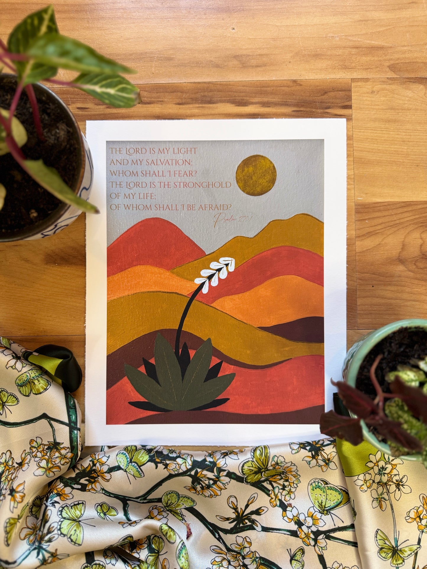 Rooted and Rising- Scripture Print