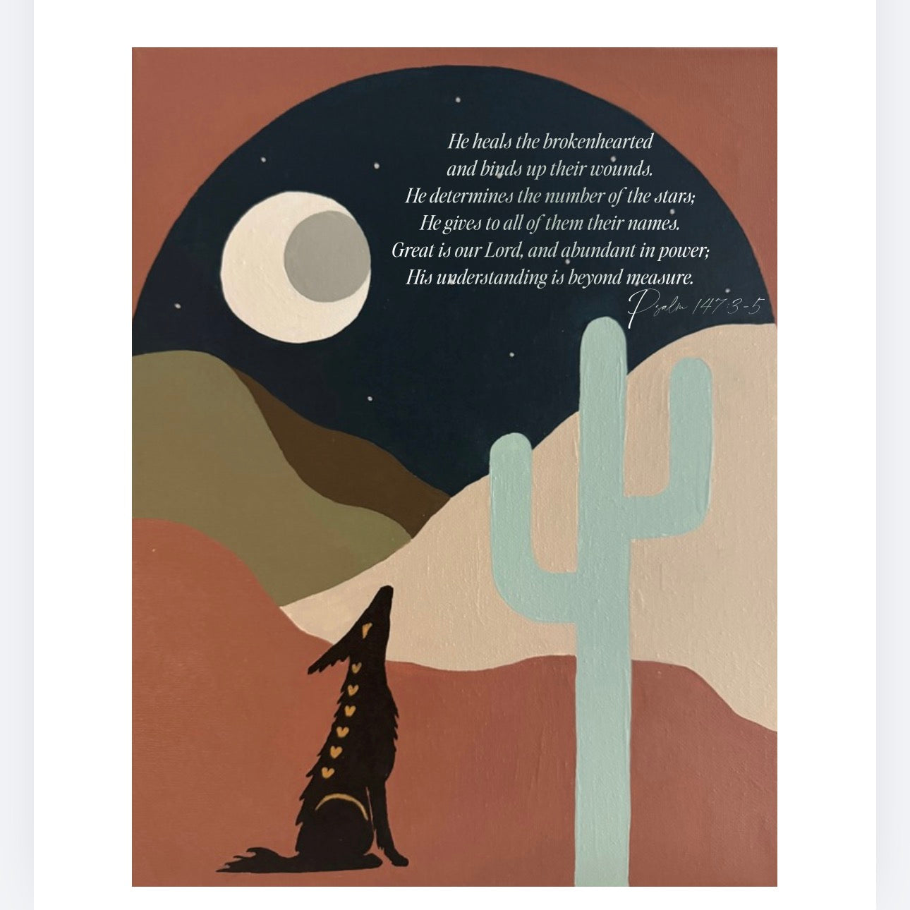 Known in the Quiet- Scripture Print