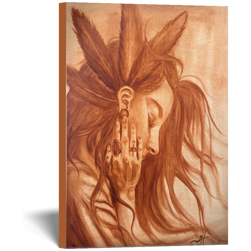 In Thought - Archival Paper & Canvas Prints