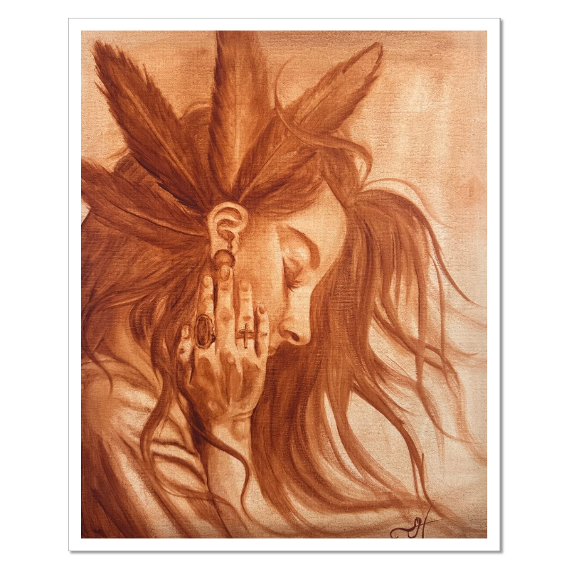 In Thought - Archival Paper & Canvas Prints