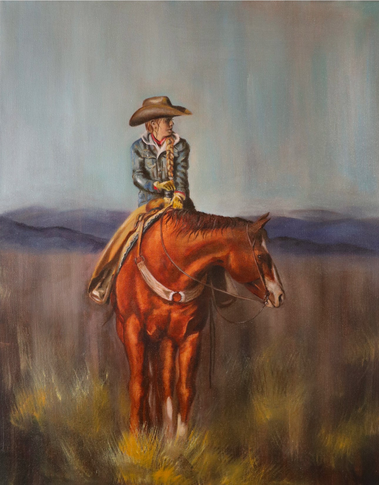 Late in the Season - Original Oil on Canvas