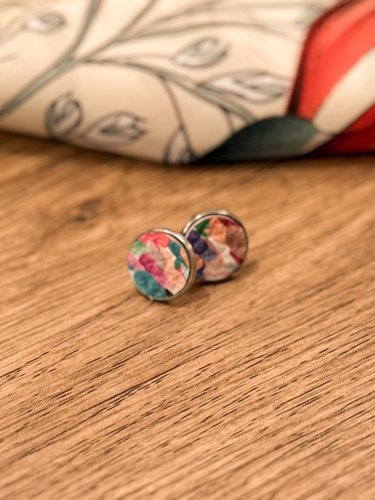 Stud Earrings: Confetti Splash