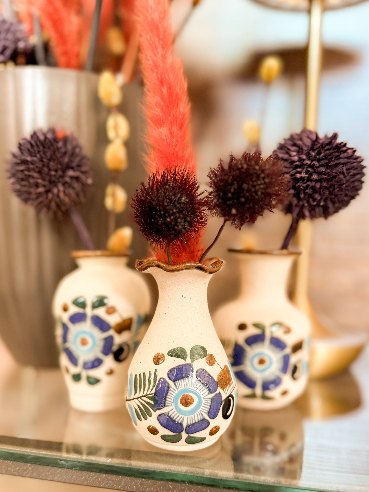 Hand Crafted Small Mexican Vase