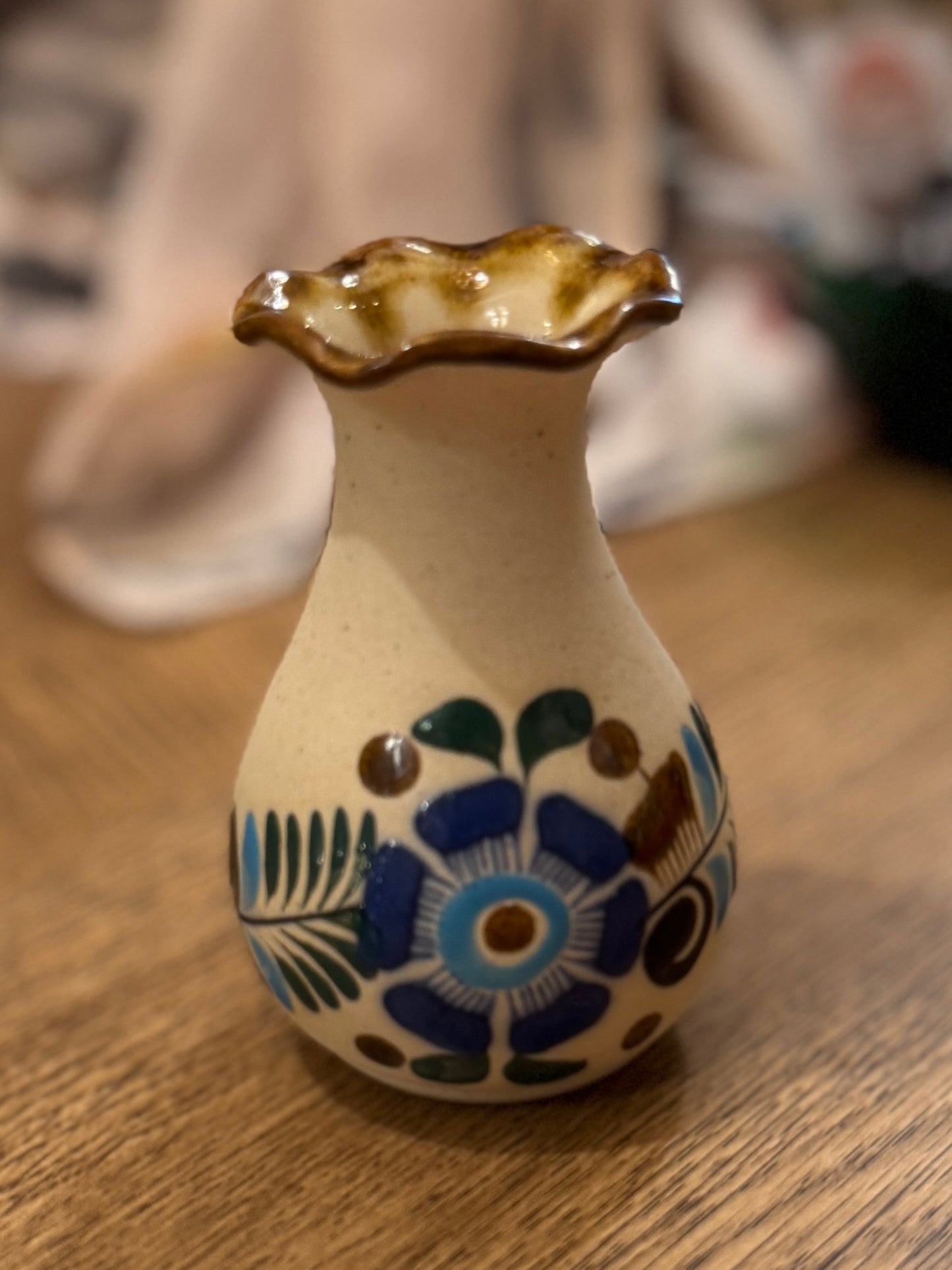 Hand Crafted Small Mexican Vase