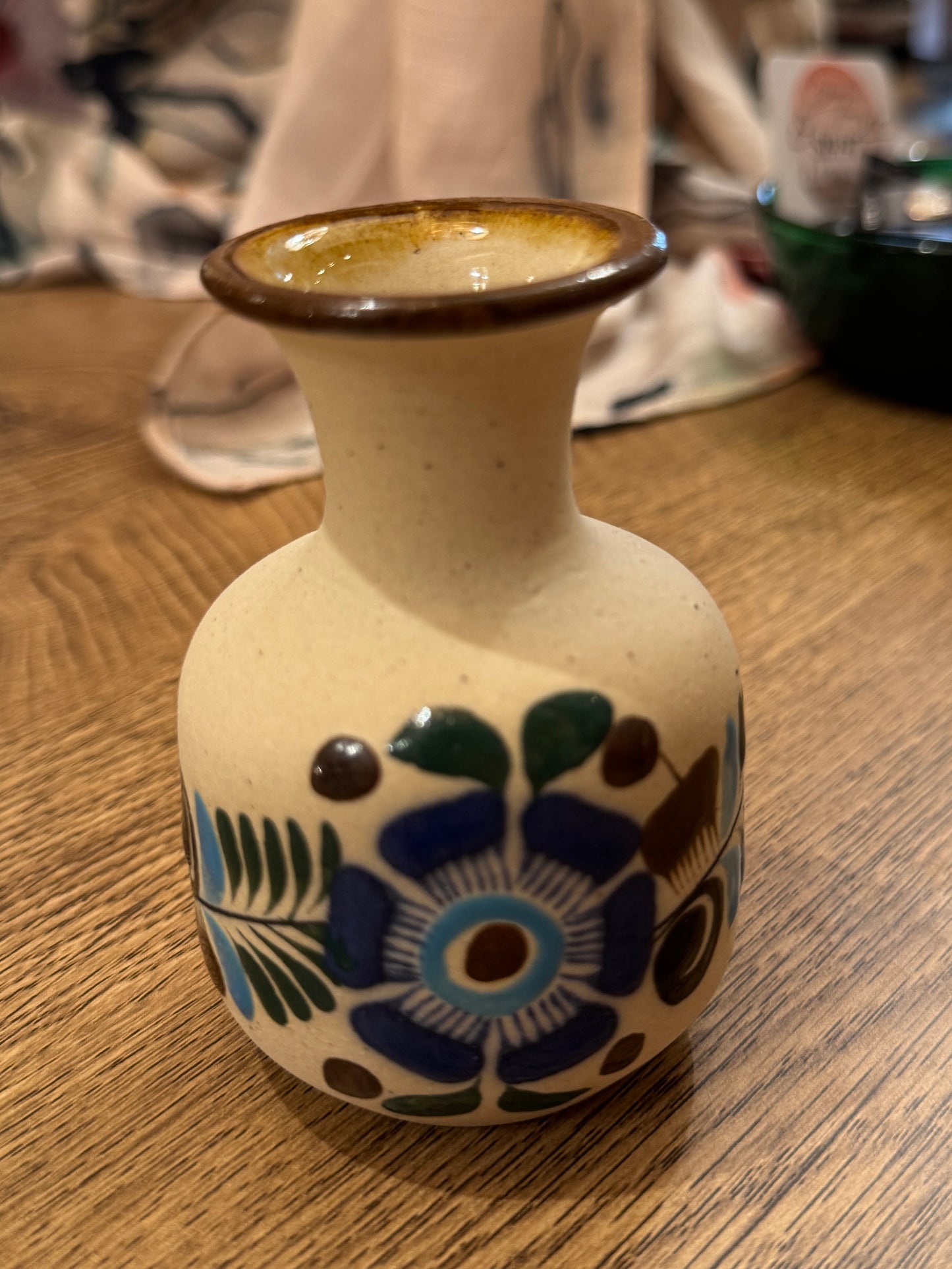 Hand Crafted Small Mexican Vase