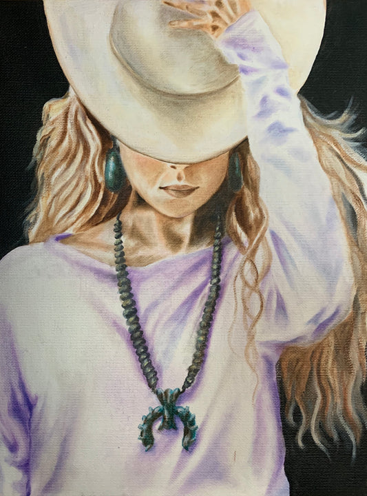 Southwest Gal Original Oil on Canvas