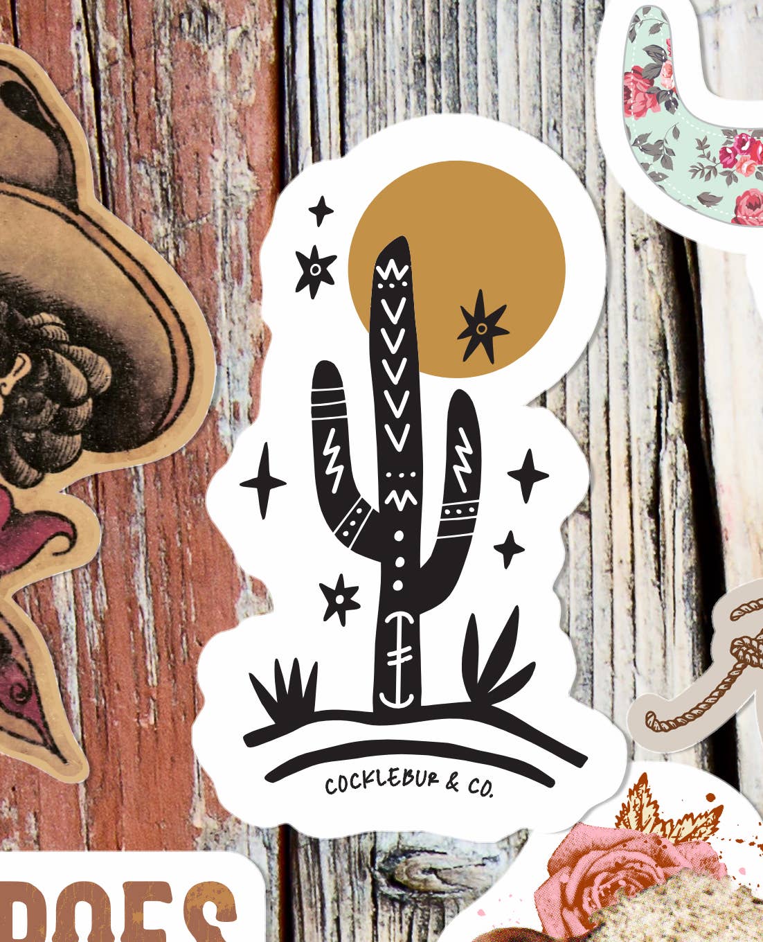 Southwest Cactus - sticker