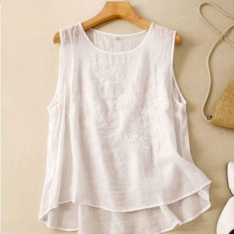 Embroidered Soft Top