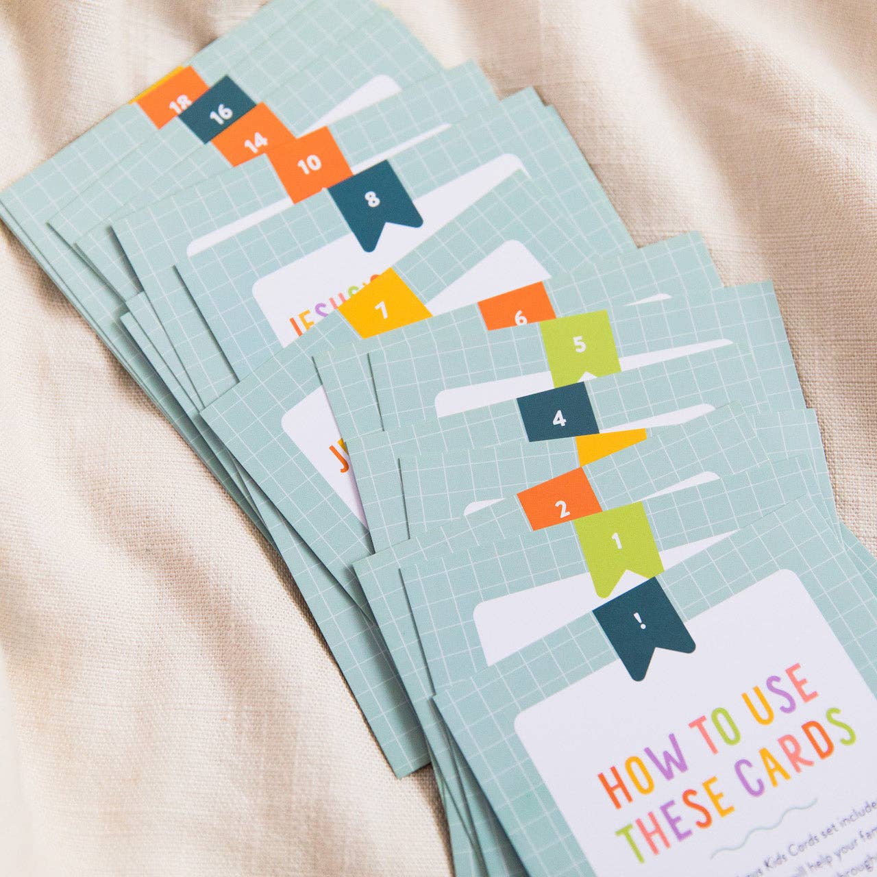 Life of Jesus Kids Verse Card Set