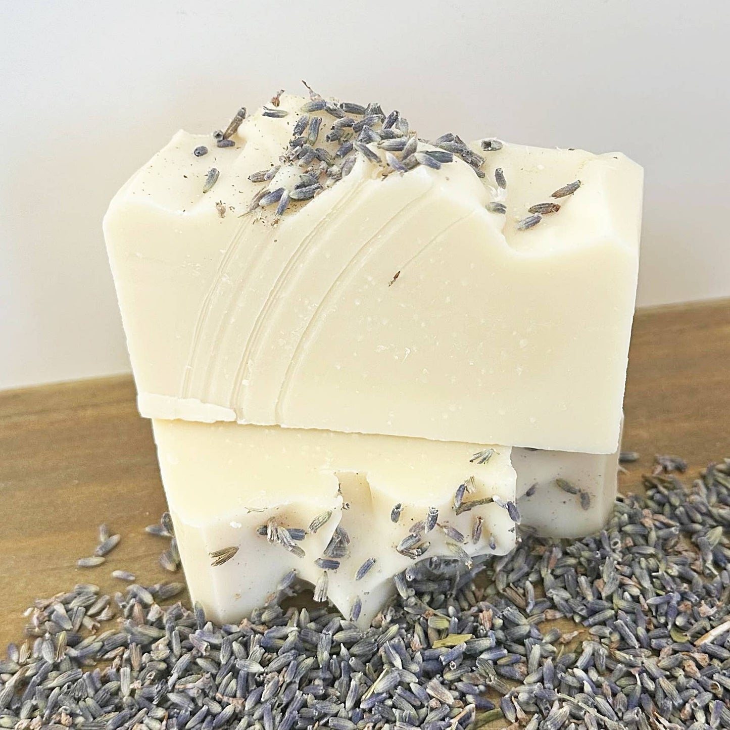 Sweet Dreams Natural Organic Soap Bar Topped with Lavender