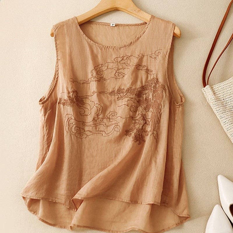 Embroidered Soft Top